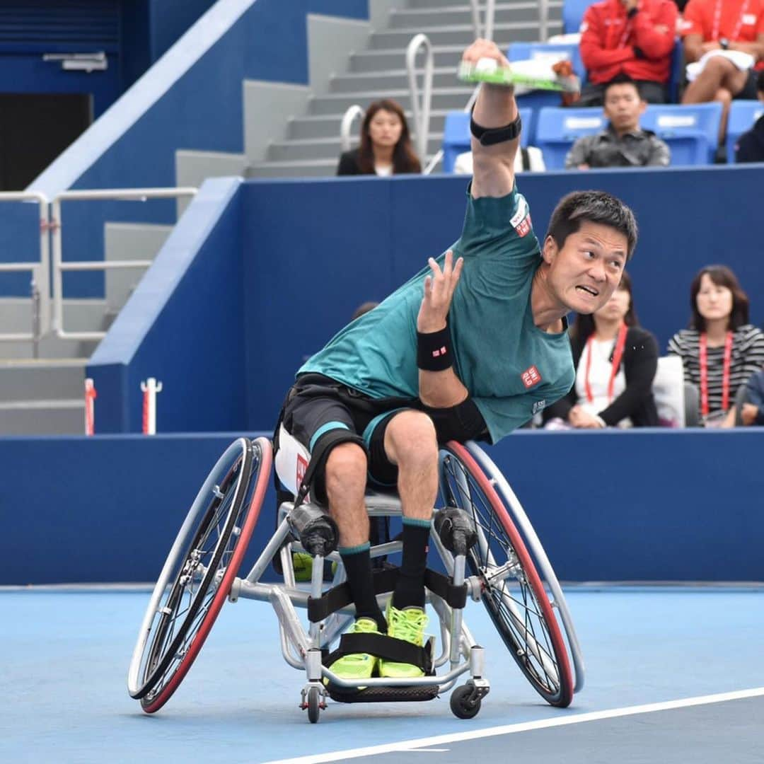 Rakuten Japan Openのインスタグラム：「Congratulations to Shingo KUNIEDA who takes home the trophy🏆🇯🇵👏 ⠀ #wheelchairtennis #rakutenopen ⠀ 国枝慎吾選手が、6-0, 6-2でオルソン選手に勝利！！ 優勝おめでとうございます🎉🎊🎉🎊 ⠀ #国枝慎吾 #車いすテニス #rakutenopen2019#楽天オープン2019#楽天オープン#ATPTour #atp500#tennisfun#有明コロシアム#tennisworld#tennistime #tennistraining#lovetennis#tennis#tennisaddict#tennislover#japan#tokyo」