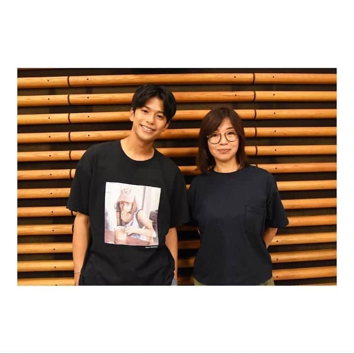 森崎ウィンのインスタグラム：「TOKYO FM「KOSE Healing Blue」 本日 11:00-11:30 是非聞いてくださいませ(^O^) #森崎ウィン  #winmorisaki  #大久保佳代子 さん」