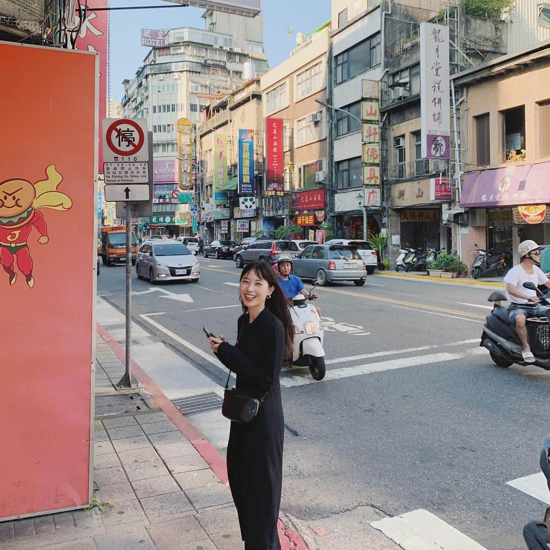 のインスタグラム：「昨日から初めての台湾✈️ 初めての場所ってやっぱりわくわくする😳 #taiwan#taipei#台湾#台北#trip#旅#まつゆいの旅」