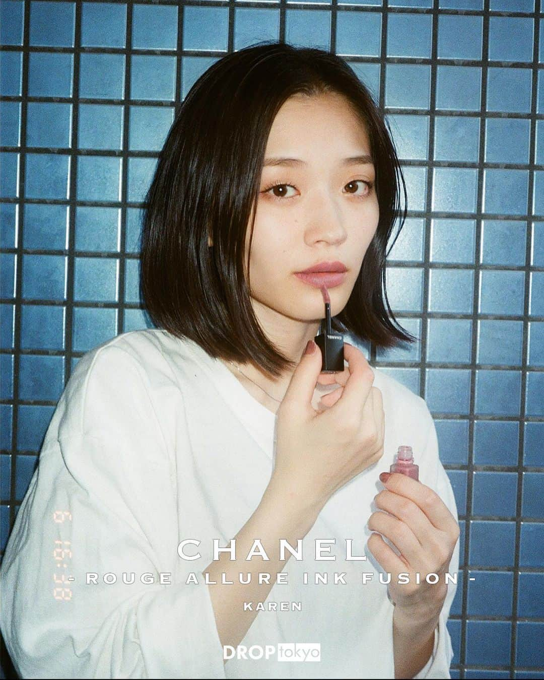 Droptokyoさんのインスタグラム写真 - (DroptokyoInstagram)「CHANEL ROUGE ALLURE INK FUSION CAMPAIGN Lip: @chanel.beauty  #rougeallure#chanel#pr #droptokyo#tokyo#japan#streetscene#streetfashion#streetwear#streetculture#fashion#lip Photography: @kyoheihattori」10月6日 12時26分 - drop_tokyo