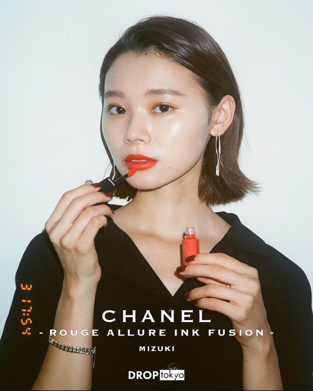 Droptokyoさんのインスタグラム写真 - (DroptokyoInstagram)「CHANEL ROUGE ALLURE INK FUSION CAMPAIGN Lip: @chanel.beauty  #rougeallure#chanel#pr #droptokyo#tokyo#japan#streetscene#streetfashion#streetwear#streetculture#fashion#lip Photography: @kyoheihattori」10月6日 12時26分 - drop_tokyo