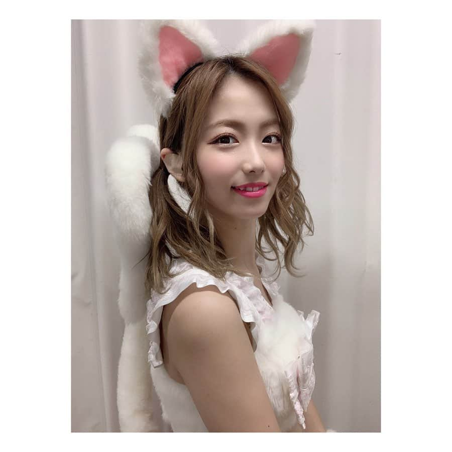 森田彩花さんのインスタグラム写真 - (森田彩花Instagram)「みんな好きやんな🐱︎💕︎？ ． #nmb489thanniversarylive #妄想ガールフレンド #gal #ギャル #猫てぃん #コメよろ #いいねよろ」10月6日 22時47分 - ayaka_morita0529