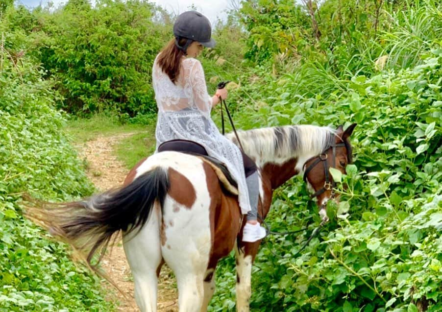 角谷暁子さんのインスタグラム写真 - (角谷暁子Instagram)「番組プロデューサーの 神山Pと✌️✌️ 今日、よる9時からは BSテレ東 で #カンニング竹山の新しい人生始めます  放送です！ 🏡#田舎 へ #移住 #古民家生活 スペシャルです❤️ この番組を担当しはじめてから、自然の憧れが強くなりました。 もともと海と、動物に触れ合うのが好きなので長い休みのたびに行きます。  投稿の2枚目以降は、真夏の沖縄で可愛い馬に会いに行ったときの写真です🐴！ とてもくいしんぼうで、元気いっぱいの可愛い馬でした♪  長い休みじゃなくても、 週末でも行ける関東の自然スポット、みなさんのオススメ教えてください！動物に会えるスポットも🦁！ #カンニング竹山 さん #角谷暁子 #テレ東 #BSテレ東 #神山P」10月6日 18時08分 - kadoya_akiko