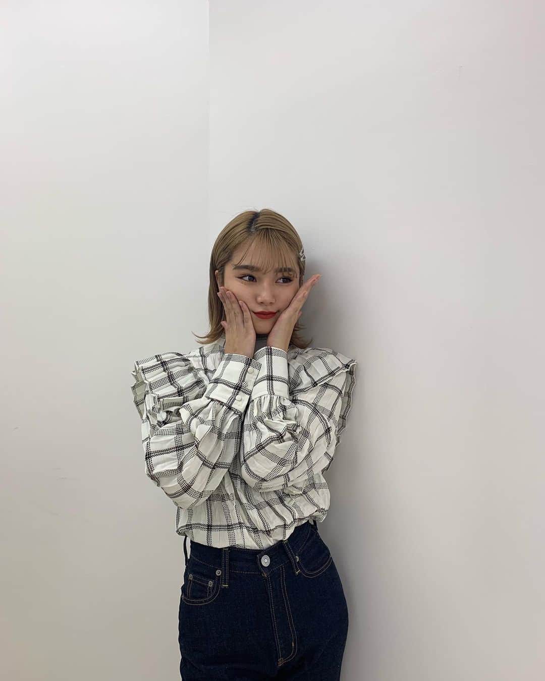 浪花ほのかのインスタグラム：「、 、 、  今日のお洋服😍😍 オルガン坂でした！むに」