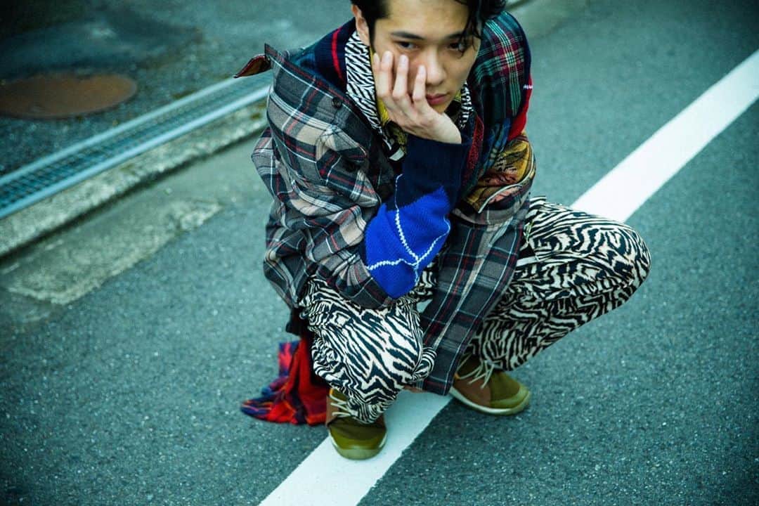 のインスタグラム：「My interview was updated. Pierre-Louis Mascia Artist Interview Vol.15_2 @we_love_plm @pierrelouismascia . . Photographer // Ahlum Kim @ahlumkim  Hair & make-up // Mutsumi Miyazaki @miyazakimutsumi_  Styling by me w/Pierre-Louis Mascia Writer // Aika Kawada @lemonaika  Director // Kondo Taro (TAROL!NGAL) @tarolingal  Assistant @_millai__072」