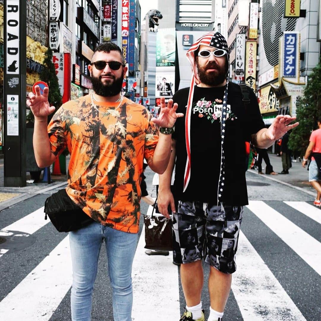 米原康正さんのインスタグラム写真 - (米原康正Instagram)「thefatjewish in tokyo night and day」10月6日 19時38分 - yone69harajuku