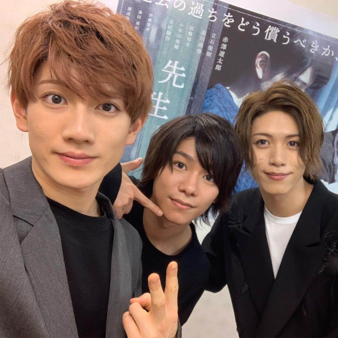 赤澤遼太郎さんのインスタグラム写真 (赤澤遼太郎Instagram)「映画「先生から」全舞台挨拶無事終了致しました。 本当に沢山のご来場誠