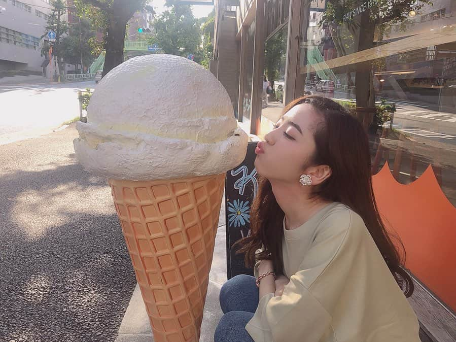 濵松里緒菜さんのインスタグラム写真 - (濵松里緒菜Instagram)「* * * KIPPY’S COCO-CREAM🍨 * 😋🍦 * * #kippysicecream #icecream #cafe #北参道 #北参道カフェ #アイスクリーム #カフェ」10月6日 21時50分 - riona_hamamatsu