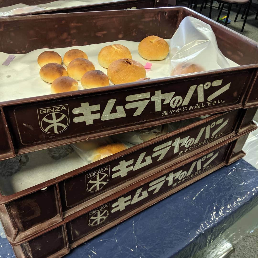 為末大のインスタグラム：「キムラヤさんでアンパン作り!　#kimurayabakery #木村屋本店」