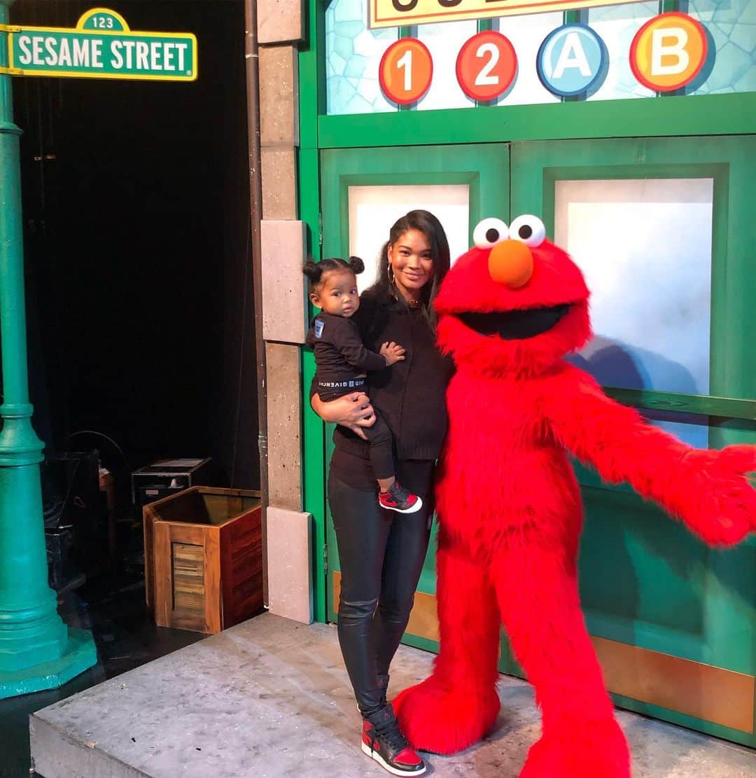 シャネル・イマンのインスタグラム：「Sesame Street Live ❤️」