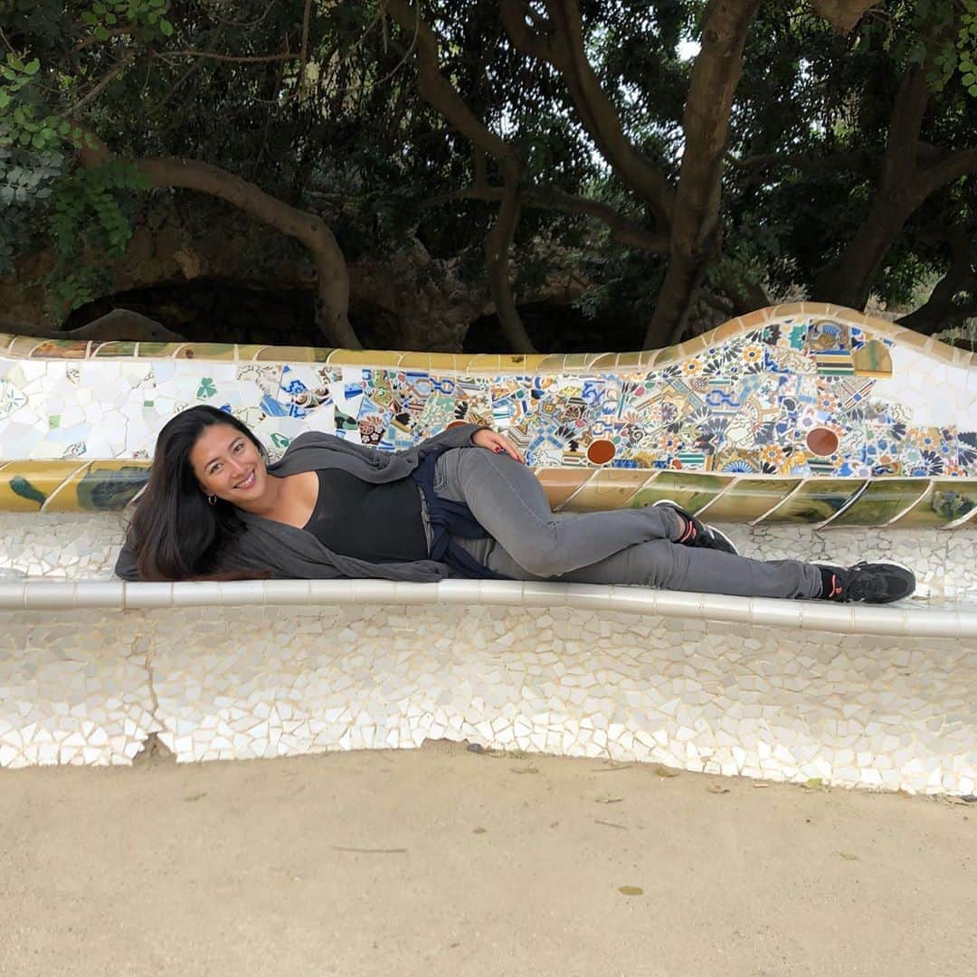 矢吹春奈さんのインスタグラム写真 - (矢吹春奈Instagram)「バルセロナに在るグエル公園。 Guell park at Barcelona.」10月7日 3時56分 - yabukiharuna