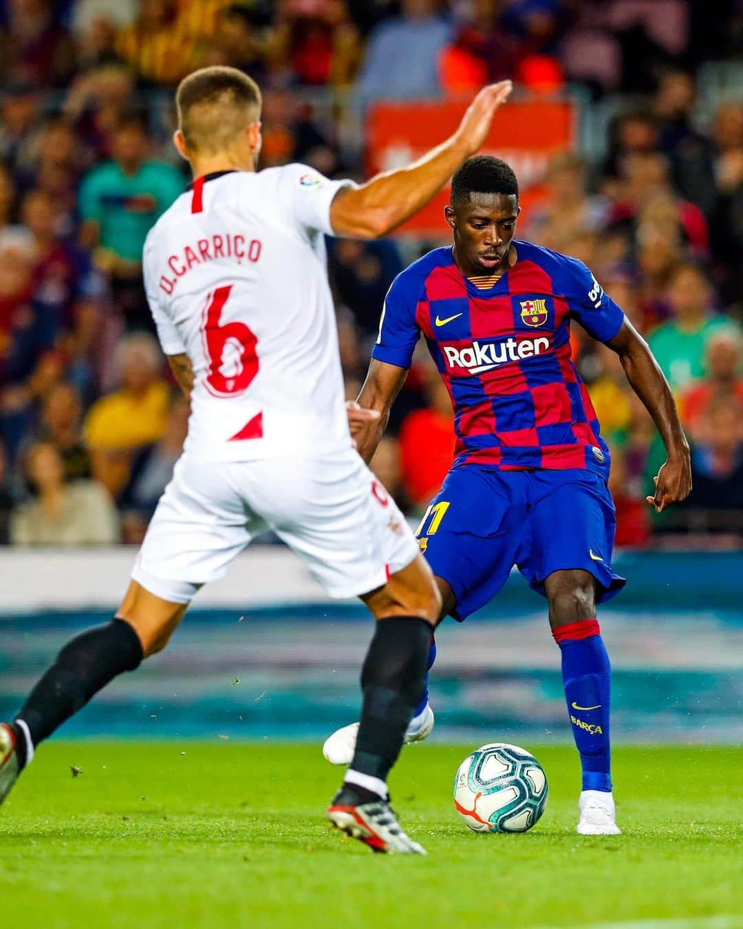 FCバルセロナさんのインスタグラム写真 - (FCバルセロナInstagram)「First goal of the season 😍 @o.dembele7」10月7日 7時35分 - fcbarcelona