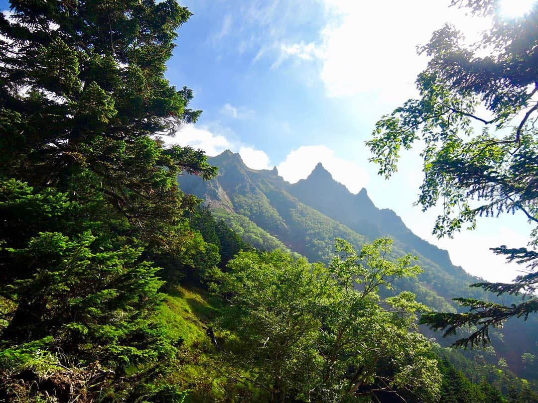 中村葵さんのインスタグラム写真 - (中村葵Instagram)「＊ ＊ ＊ 権現小屋を出発し赤岳へ⛰ 次の日はなんとか晴れ間も☀️😂 ・ ・ 晴れると景色も心もこんなに澄み渡るのかと！！笑 ・ ・ 岩場も出てきてわくわく！！ ＊ ＊  2019.8.17 ＊ #赤岳 #権現岳 #八ヶ岳 #山登り #登山 #登山女子 #山登り好きな人と繋がりたい #登山好きな人と繋がりたい #arcteryx #patagonia #mountainhardwear #山ガール #山歩ガール #japan #japantrip  #japanesemountain #縦走」10月7日 17時57分 - aoinakamura123