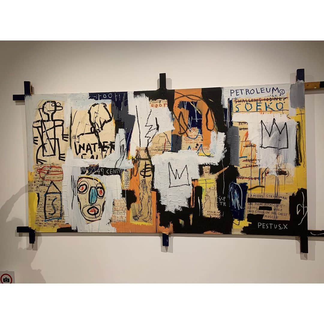 DirtyOrangeさんのインスタグラム写真 - (DirtyOrangeInstagram)「バスキア展、最高でした。  #basquiat #jeanmichelbasquiat #andywarhol #art」10月7日 10時50分 - dirty_orange25
