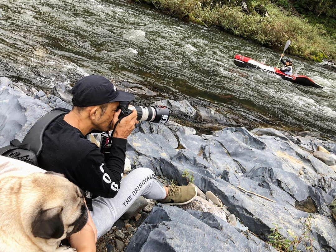 佐藤ルミナさんのインスタグラム写真 - (佐藤ルミナInstagram)「shooting #茨城国体 #wildwater #chuckとharry」10月7日 11時23分 - ruminasato