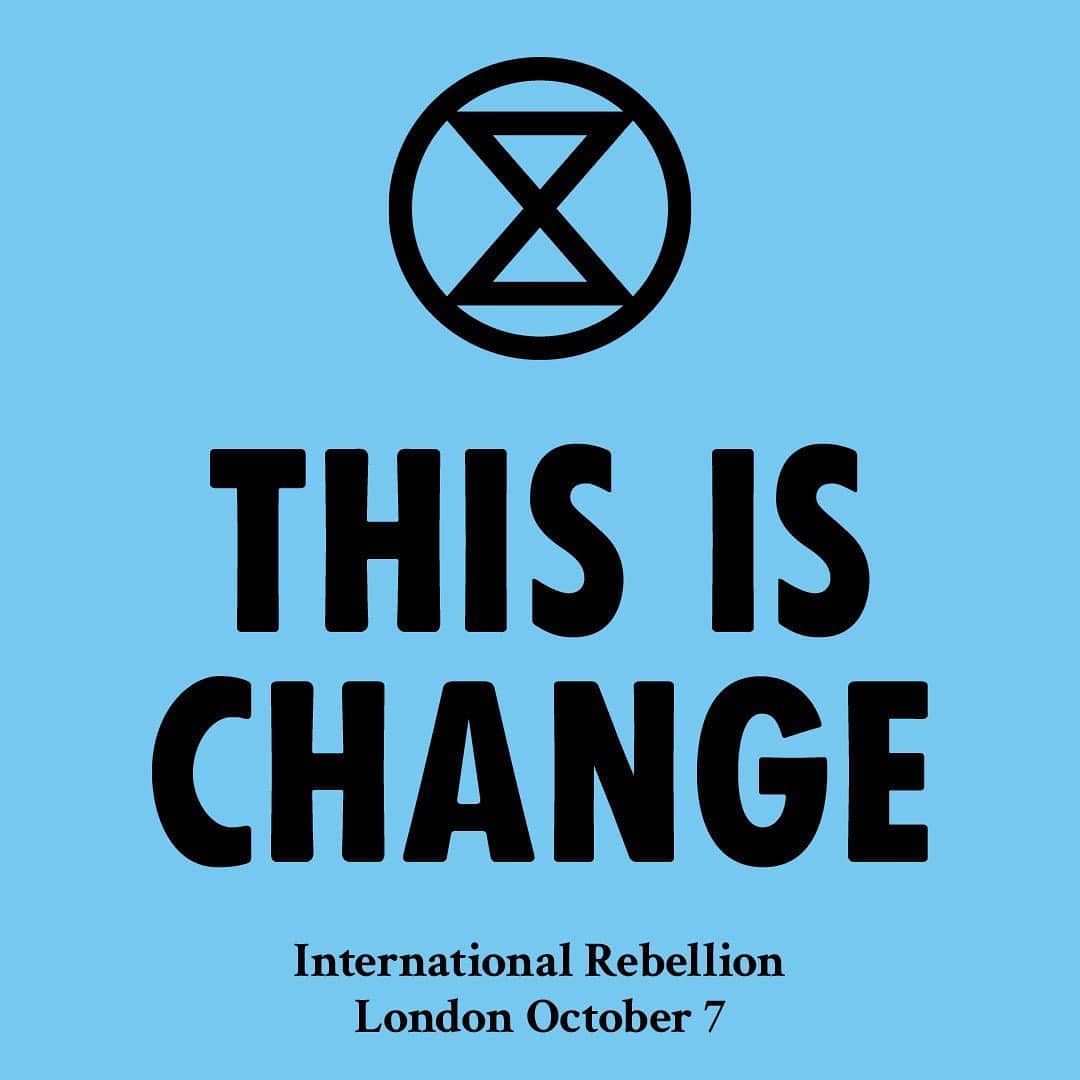 カーラ・デルヴィーニュさんのインスタグラム写真 - (カーラ・デルヴィーニュInstagram)「#EverybodyNow #ExtinctionRebellion #TheTimeIsNow @extinctionrebellion」10月7日 14時44分 - caradelevingne