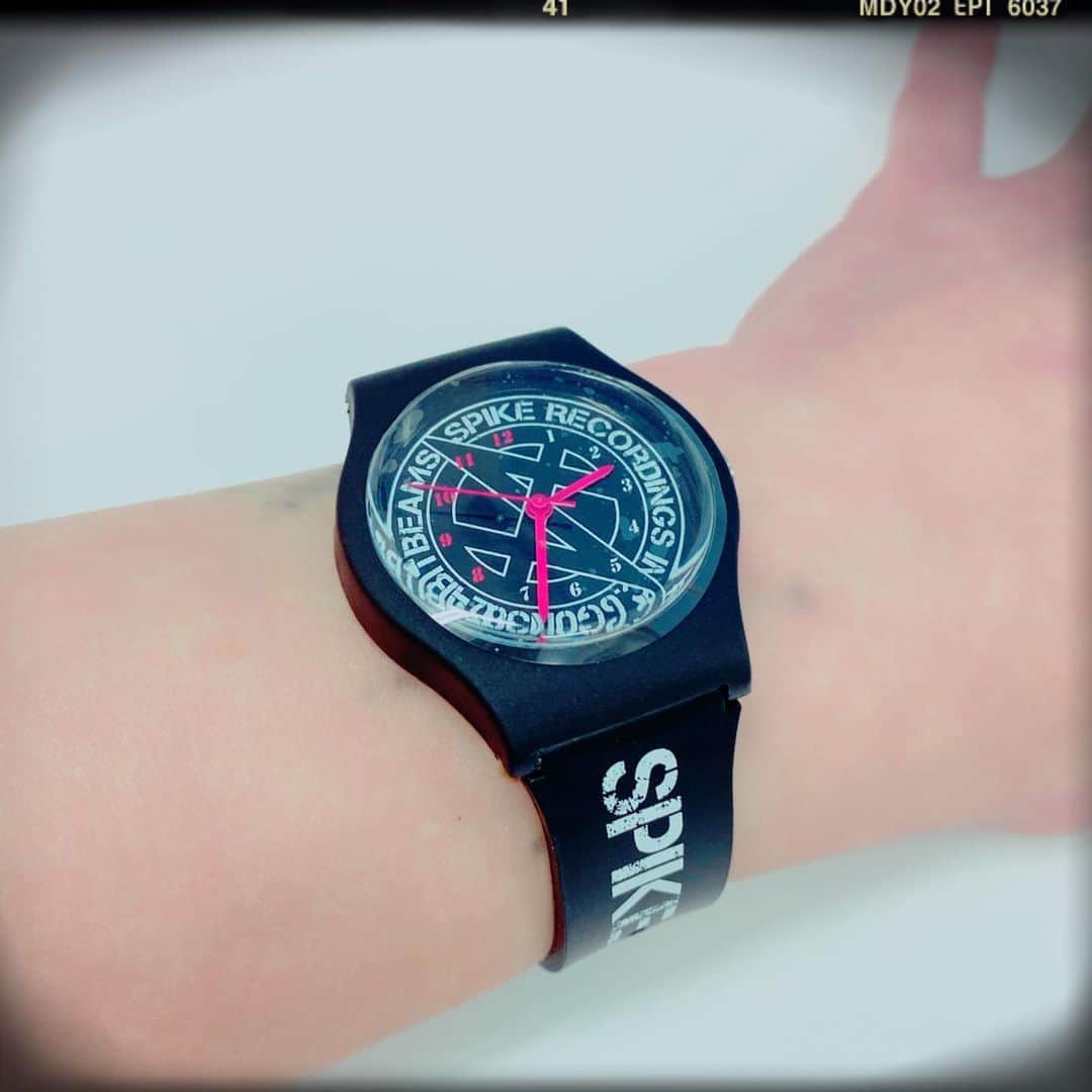 HISASHIさんのインスタグラム写真 - (HISASHIInstagram)「SPIKE RECORDINGS ORIGINAL Timekeeper,wristwatch スパイク・レコーディングス・オリジナルウォッチ作りました♪ bpm=120 #spikerecordings」10月7日 16時09分 - hisashix