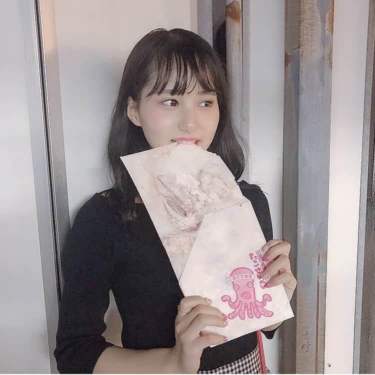 前田彩佳さんのインスタグラム写真 - (前田彩佳Instagram)「たこせん🐙﻿ ﻿ ＊＊＊＊＊＊＊＊＊＊﻿ ﻿ #江ノ島 #江の島 #江ノ島グルメ #江の島グルメ #江ノ島観光 #たこせん」10月7日 21時33分 - _ayaka1218