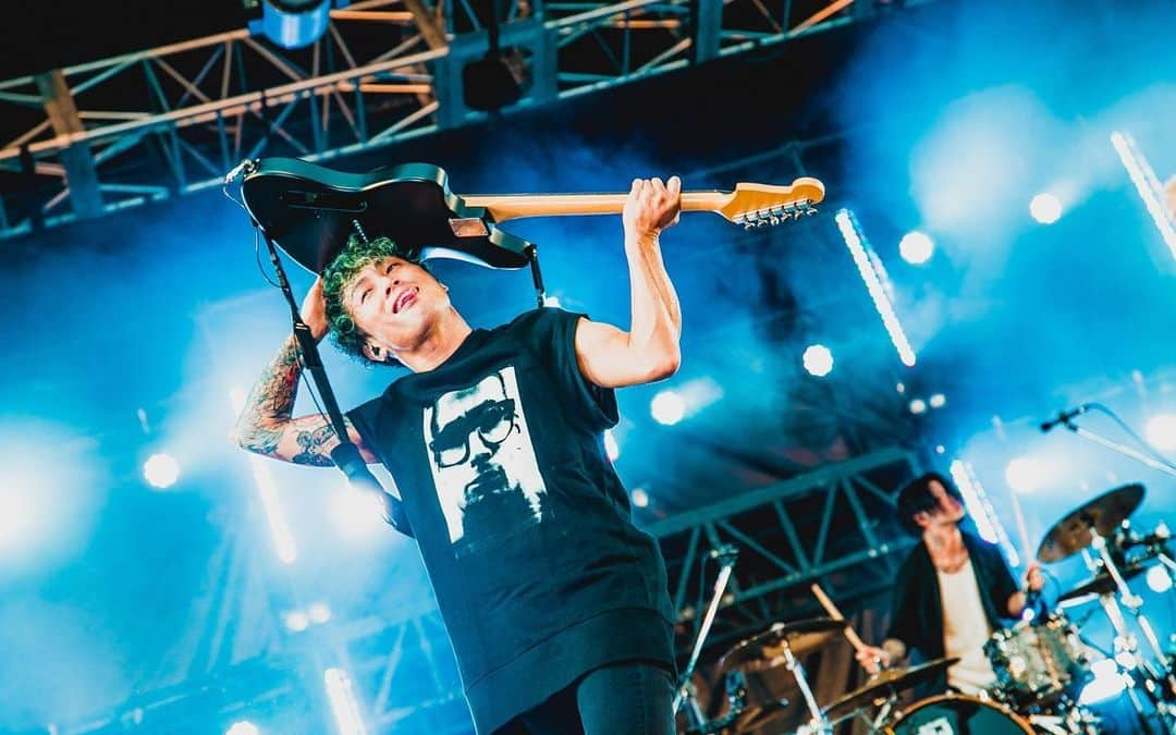 Sugiさんのインスタグラム写真 - (SugiInstagram)「THE GREAT SATSUMANIAN HESTIVAL 2019 Photos by @yamada_mphoto  #coldrain #gsh19」10月7日 21時45分 - sugi_coldrain