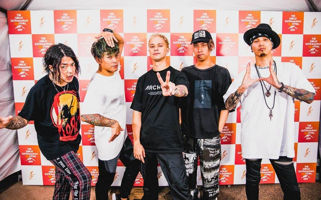 Sugiさんのインスタグラム写真 - (SugiInstagram)「THE GREAT SATSUMANIAN HESTIVAL 2019 Photos by @yamada_mphoto  #coldrain #gsh19」10月7日 21時45分 - sugi_coldrain