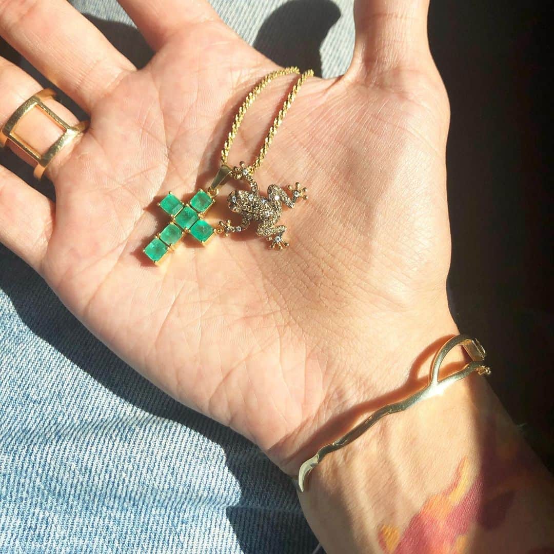 稲木ジョージのインスタグラム：「Lucky charms from Madrid 🇪🇸 Adios😘 Thinking to retire in this city LOL」