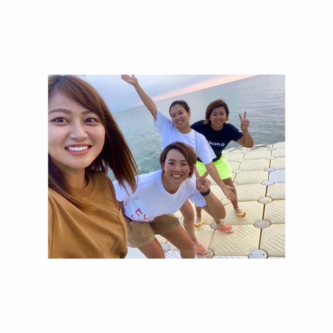 田辺ひかりのインスタグラム：「. 石垣に連れてってもらいました✨ 幸せな時間をすごせました🤤🌈 💕 ありがとうございました🍍⭐ . #石垣島 #泳げるようになりたい」