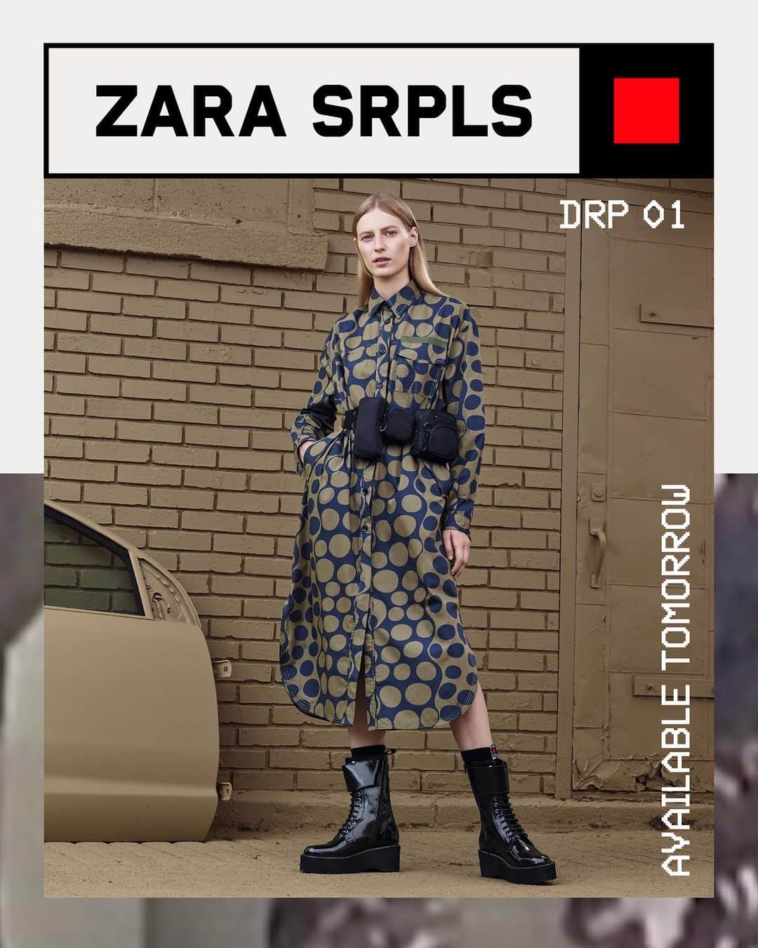 ZARAさんのインスタグラム写真 - (ZARAInstagram)「ZARA SRPLS | CLLCTN 03 | DRP01 available tomorrow #zarasrpls」10月7日 23時24分 - zara