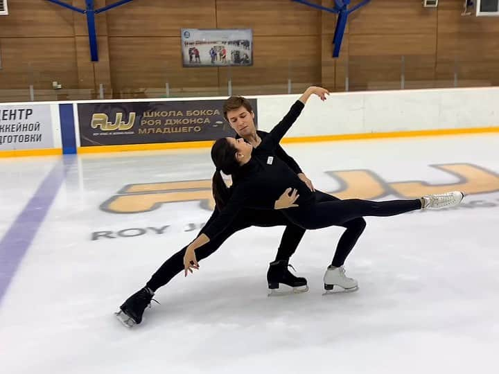 キリル・ハリャヴィンのインスタグラム：「A bit of working process on Monday.  Next competition - Minsk🇧🇾! See You There! 🤗  #hurtadojalyavin #teamspain #zhulinteam #jacksonfamily」