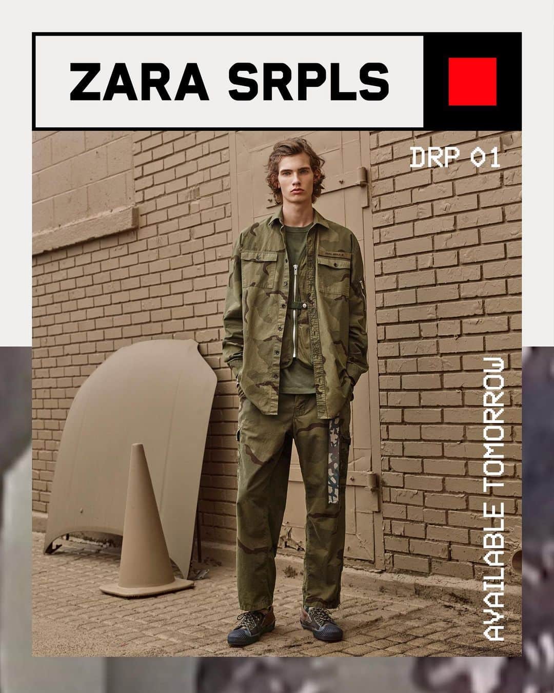 ZARAさんのインスタグラム写真 - (ZARAInstagram)「ZARA SRPLS | CLLCTN 03 | DRP01 available tomorrow #zarasrpls #lukasgomann」10月8日 1時51分 - zara