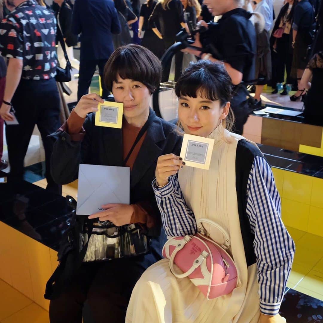 水川あさみのインスタグラム：「Milano Collection @prada」