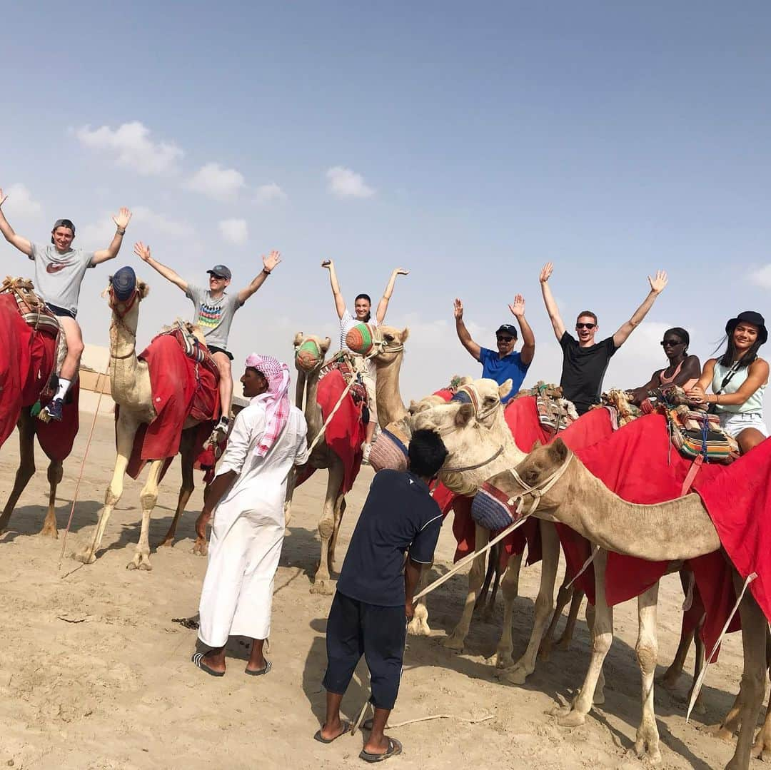 ミシェル・ジェネクさんのインスタグラム写真 - (ミシェル・ジェネクInstagram)「Finally got to spend the day exploring some of Qatar! Swipe through the photos to see some of our adventure 😊🐪」10月8日 4時47分 - mjenneke93