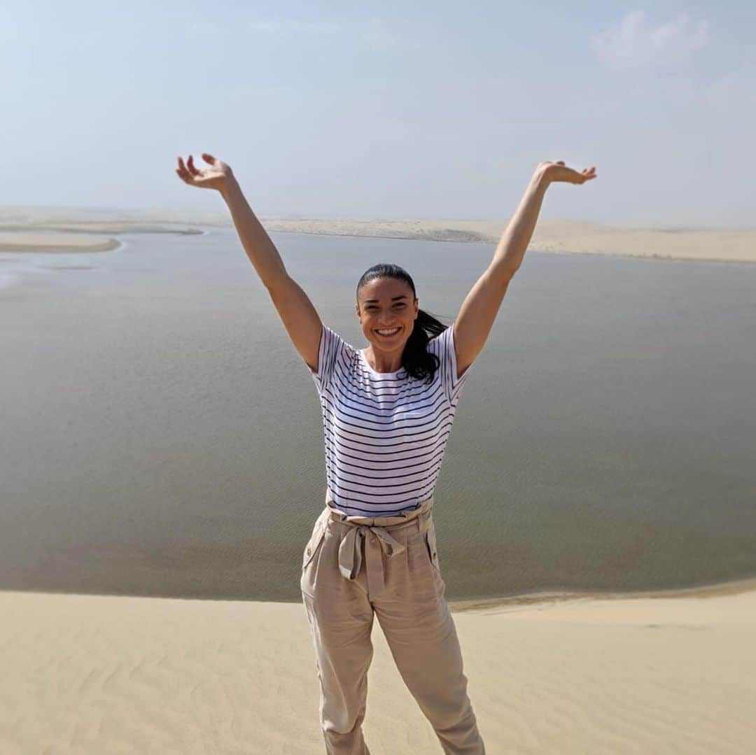 ミシェル・ジェネクさんのインスタグラム写真 - (ミシェル・ジェネクInstagram)「Finally got to spend the day exploring some of Qatar! Swipe through the photos to see some of our adventure 😊🐪」10月8日 4時47分 - mjenneke93