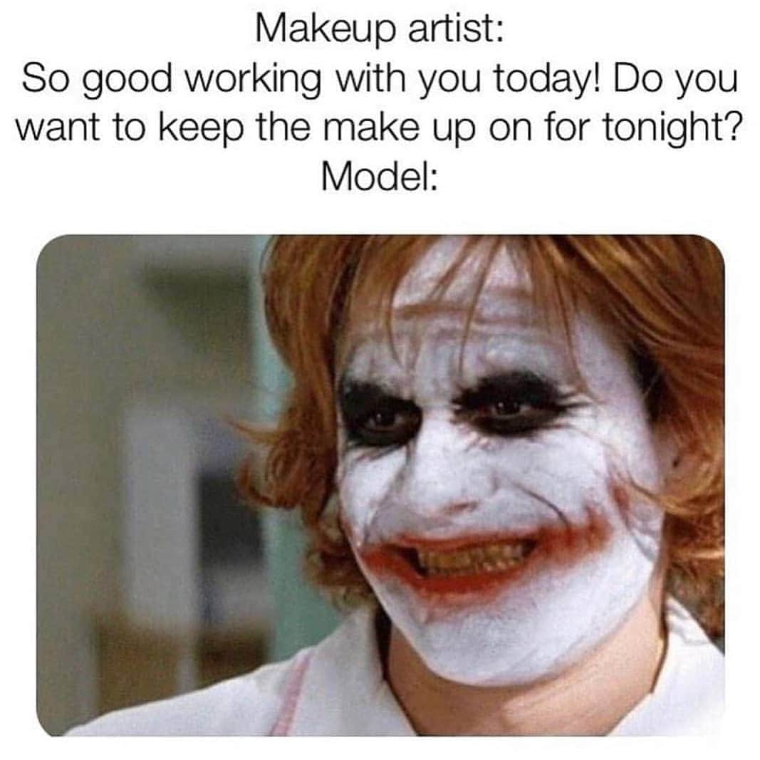 MomsWearMakeUp2のインスタグラム：「😅🤡 Remember, you get what you pay for. ___ #loveit #momswearmakeuptoo #makeup #makeuplover #makeupbyme #makeupobsessed #wakeupandmakeup #instamakeup #instabeauty #makeupmafia #ilovemakeup #lipstick #beauty #makeupartist #mua #jk #diy #motd #nofilter #picoftheday #makeupjunkie #makeupaddict #bblogger #plussize #l4l #effyourbeautystandards  #funny #meme #memes」