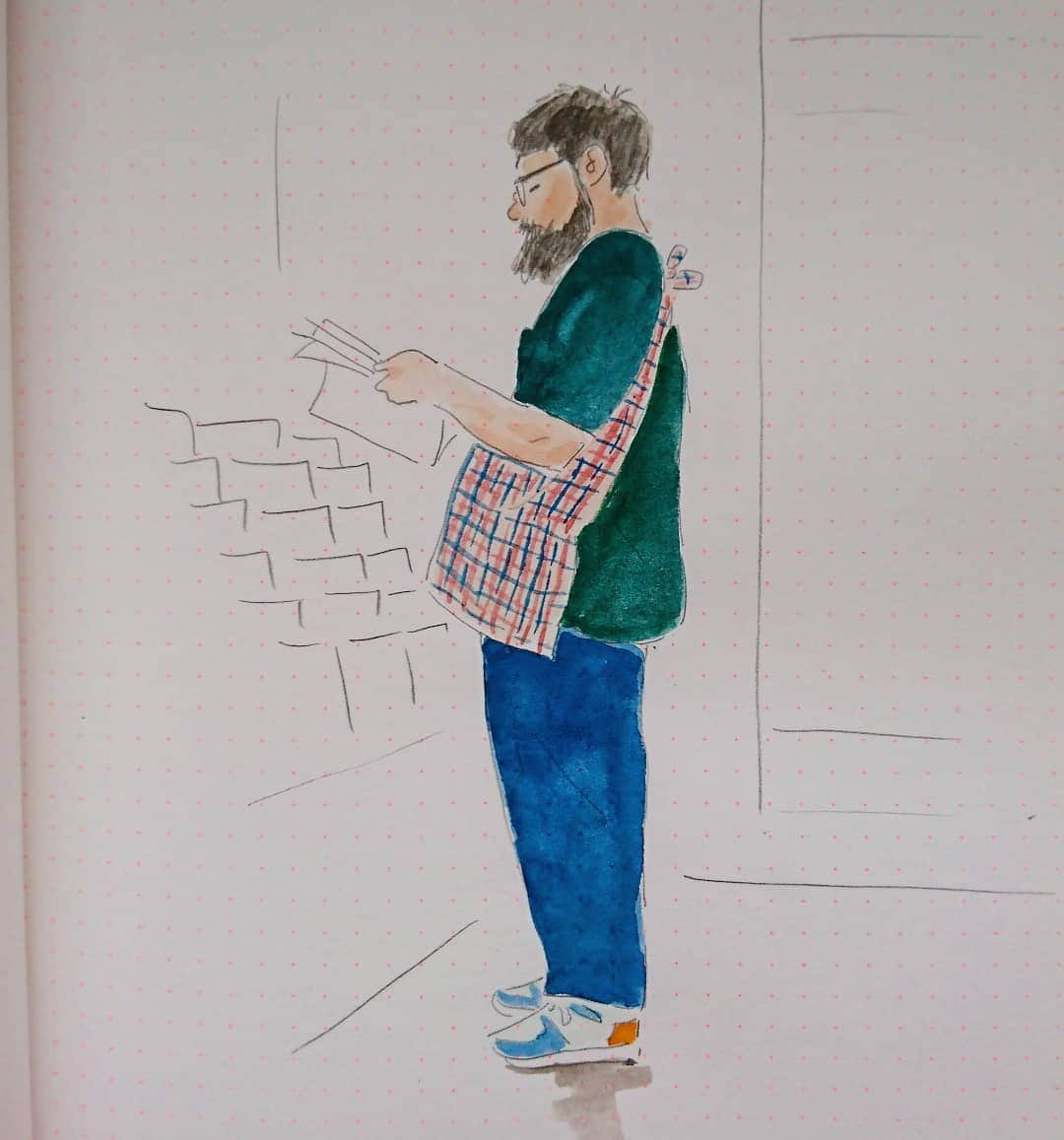 真造圭伍のインスタグラム：「落書き」