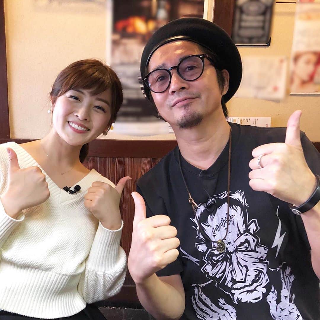 中村秀香のインスタグラム：「#怒髪天 のボーカル  #増子直純 さんにインタビュー🌟 .  今朝の#すまたん で放送されました。 .  魅力たっぷり、懐が深い男らしい増子さん！すっかりファンになってしまいました☺️✨」