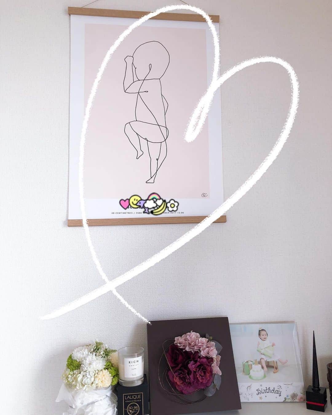 田中雅美さんのインスタグラム写真 - (田中雅美Instagram)「週末は突然のお熱。 保育園のクラスでも流行ってるらしい。 熱以外は元気で、1日で治ったよ。 インフルエンザではなくてよかった。。 ぶり返しませんよーに。。 #病児保育ありがたい #インフルエンザが流行り始めてるらしい #娘が産まれた等身大のイラスト」10月8日 11時04分 - tanakamasami_official
