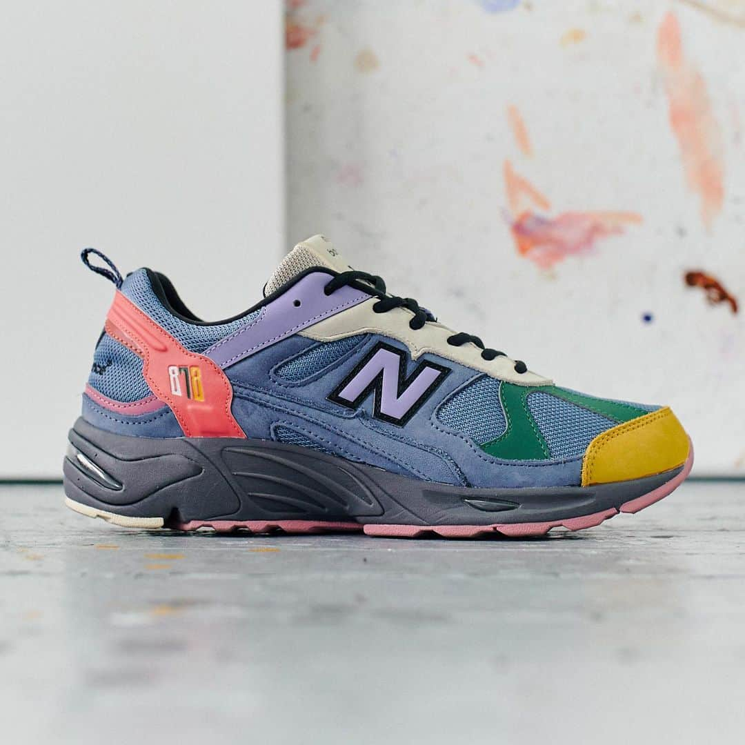 HYPEBEASTさんのインスタグラム写真 - (HYPEBEASTInstagram)「@hypebeastkicks: @sizeofficial’s latest exclusive sneaker is a colorful new take on @newbalance‘s 878 silhouette. It takes on a blue base with touches of forest green, yellow, grey and salmon across the uppers, and embroidered New Balance branding on its tongue and sidewall. Look for them to hit size?’s web store on October 12.⁠⠀ Photo: size?」10月8日 11時31分 - hypebeast