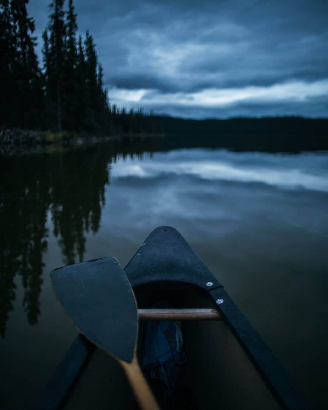 National Geographic Travelさんのインスタグラム写真 - (National Geographic TravelInstagram)「Photo by Spencer Millsap @Spono | A quiet moment on Cowley Lakes just outside of Whitehorse, Yukon. The late evening blue light lasted just long enough to catch a glimpse of a bald eagle perched up on the banks overlooking the water. It's nice to take some moments to stop, look, listen, and savor the environment you're in. #Canada #Yukon」10月8日 21時07分 - natgeotravel