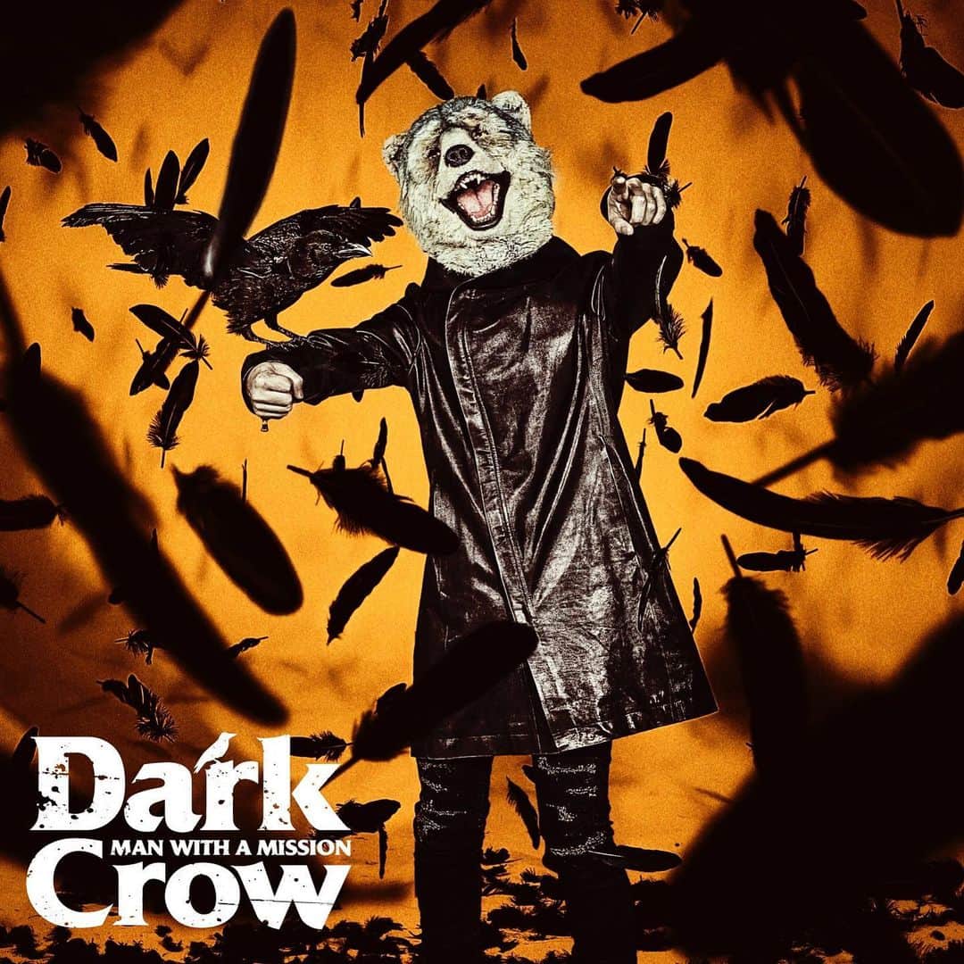 Man With A Missionさんのインスタグラム写真 - (Man With A MissionInstagram)「MWAM have unveiled the artwork for their forthcoming single, 'Dark Crow'. 'Dark Crow' features on the EP of the same name which is released for streaming and download worldwide on 23rd October! 🙌🏻🐺🖤⁣ ⁣ Accompanying 'Dark Crow' will be an additional 3 tracks:⁣ ► 86 Missed Calls feat. Patrick Stump - OUT NOW!⁣ ► Reiwa feat. milet⁣ ► My Hero [Slushii Remix] Slushii⁣ ⁣. . . #MANWITHAMISSION #MWAM #DarkCrow #NewMusic #PatrickStump #86MissedCalls」10月8日 21時58分 - mwamofficial