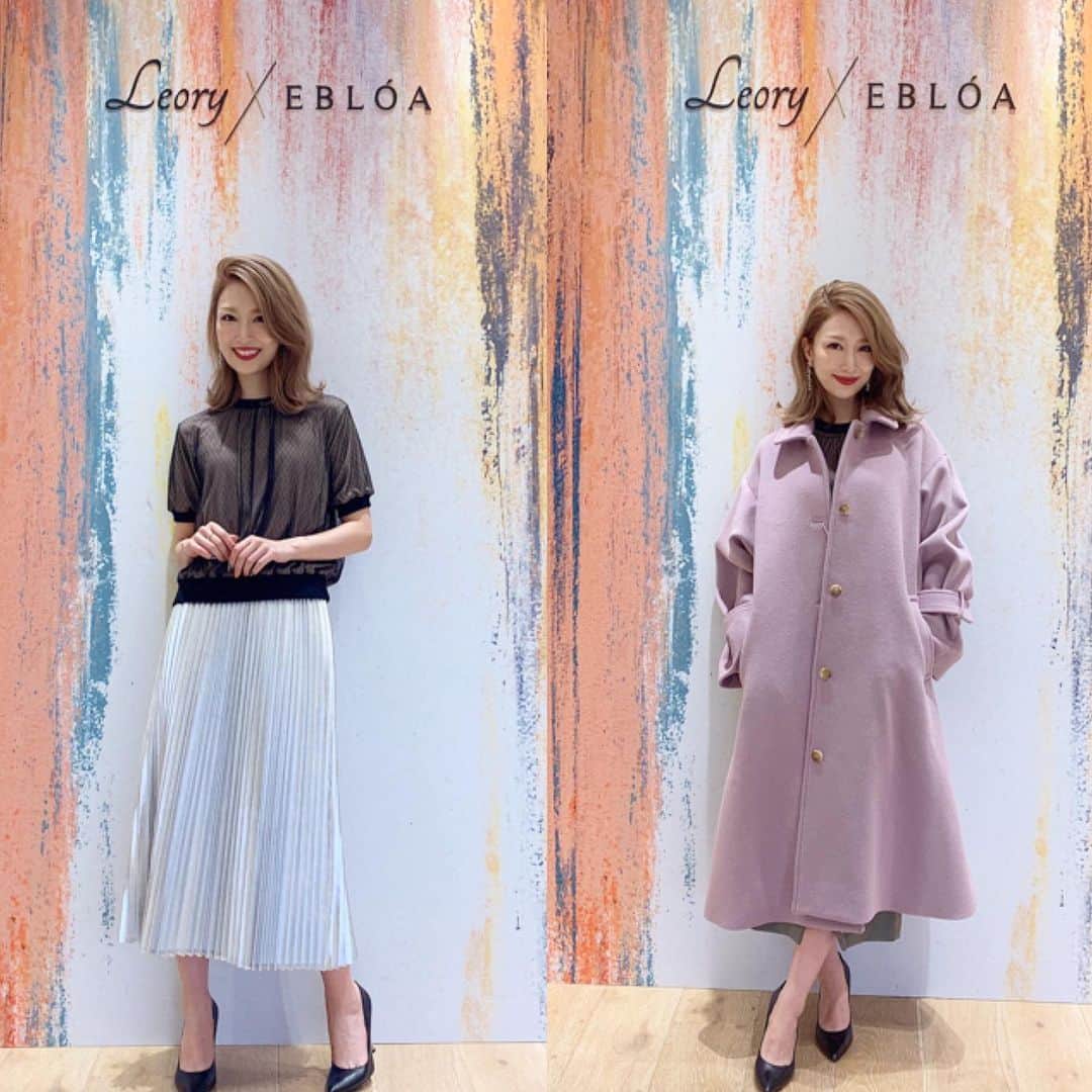 のインスタグラム：「Leory x EBLOA（レオリーエブロア） アトレ恵比寿POP UP SHOP OPEN  可愛くて好みのアイテムがずらり💕💕 お洋服を見ている時間が幸せ過ぎる🤣  試着したシルバーのプリーツスカートは一目惚れ😍 ダルメシアンブラウスも好き💕  コートも素敵✨  お買い物したので またコーディネート紹介します♬  pop up shop期間：10/8（火）〜22（火）  #leoryxeblóa #レオリーエブロア #popupshop #恵比寿アトレ#大人可愛い#fashion#coordinate#ファッション#コーディネート#ファッション好き#instafashion #instagram#instaphoto」
