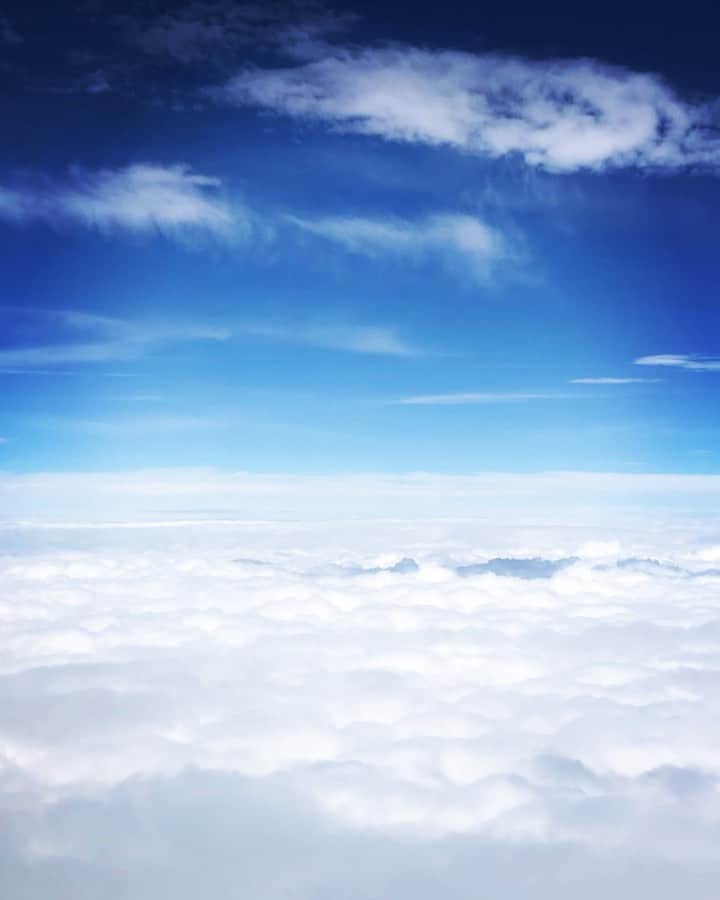 木村真野のインスタグラム：「綺麗✨✈️🇺🇸 #gotousa #usa #sky」