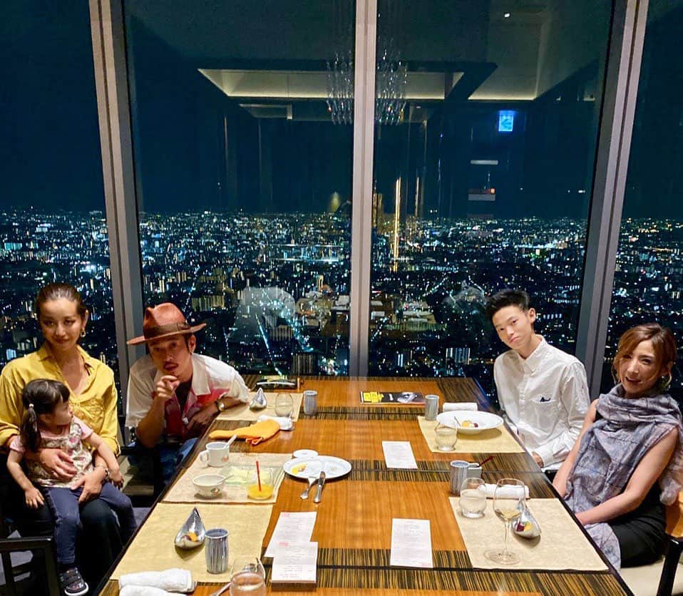 窪塚洋介のインスタグラム：「My son's 16th birthday on the night sky.」