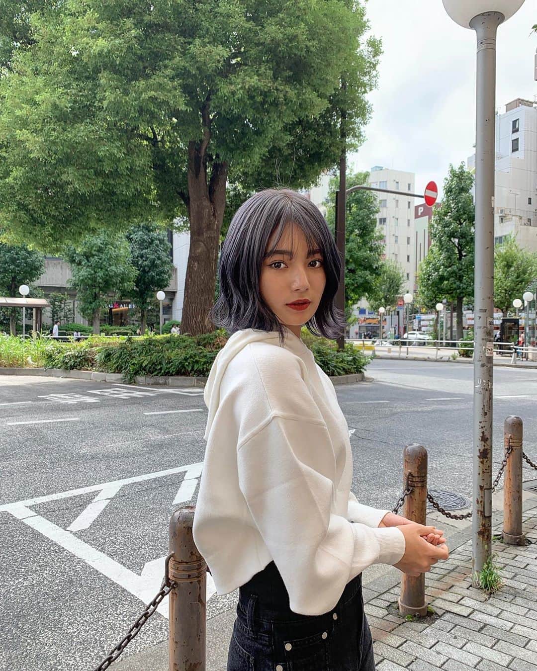 浪花ほのかのインスタグラム：「、 、 、  へあーしぇんじ(^-^)がらっと」