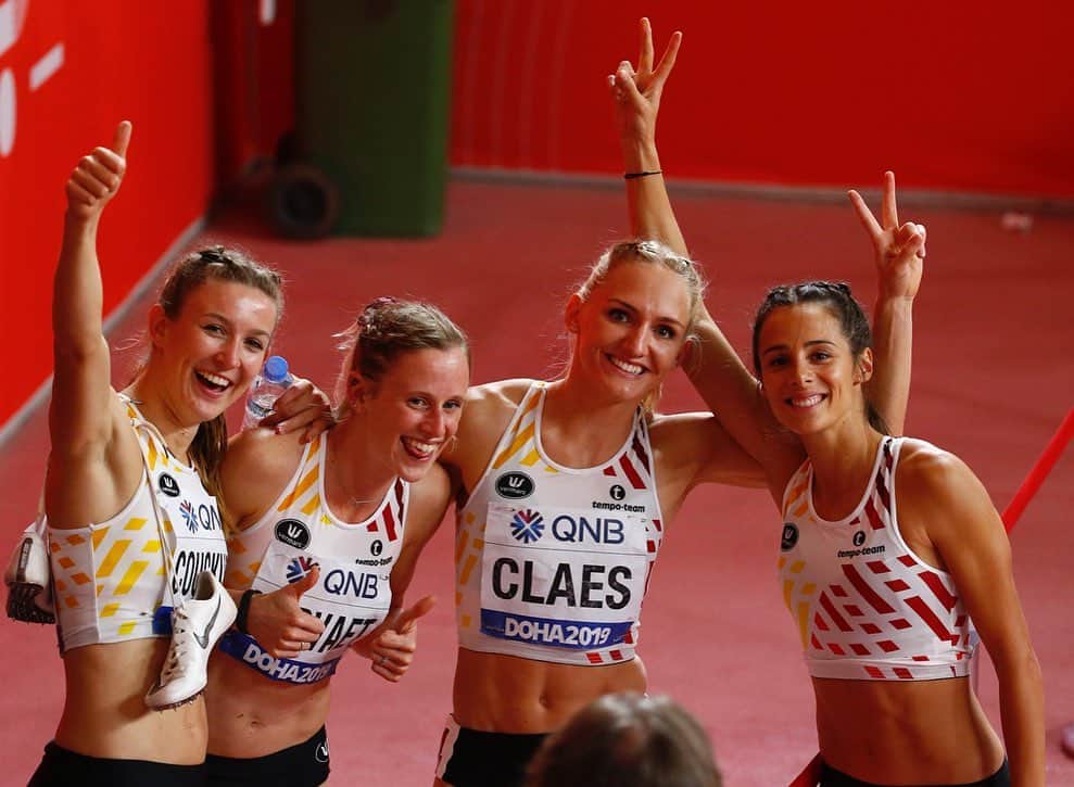 ハンネ・クレスさんのインスタグラム写真 - (ハンネ・クレスInstagram)「DREAM TEAM(S)! 💫🇧🇪🐆🌪 • We’ve managed to qualify the 3 Belgian relay teams for the Olympic Games! And how... 🤩 • Proud of my team mates who are taking the bronze medal home!🥉#inspiration • 📸 1&2 PhotoNews, 3&4 @belgaimage」10月8日 19時35分 - hanne.claes