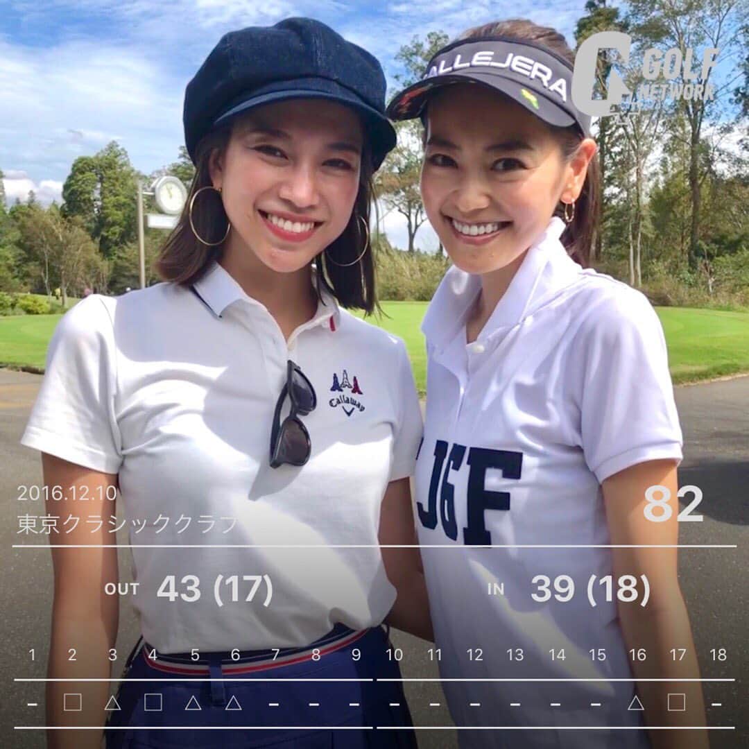 のインスタグラム：「⛳️ 約2年ぶりに、 ベスト更新しました❤ *  ８５だったのが、 ・2週間前に８３ ・今日８２に☺️☺️🌈 *  どちらも最後の2ホールパーじゃなきゃ更新なくて、 ベストタイが一番凹むので絶対取ろうと スコアマネジメントしっかり考えました🤔  前回も今回も、 最後のホールはドライバー失敗したんですが、 3オン1パットでパー取れたのが嬉しかった❤❤ *  あとね、実は ドライバーの”シャフト”変えたんだ〜🙈✨ そのおかげでめっっちゃ調子良くて😍😍 三菱ケミカルの『ELDIO』という 女性専用のシャフトだよ。  かーなーり良い‼️‼️ クラブふれてきて、 メンズにかえたいけどメンズだとかたいし重いしなぁ、、という方にオススメ❤ またインスタ書きます😚😚😚 * * * #yurigolf🦋 * * #ベスト更新#ゴルフ#ゴルフ女子#三菱ケミカル#三菱ケミカルシャフト#ELDIO#ELDIOシャフト #golf#golfwear#bestscore#golfswing * #これをゴルフの収録で出したい笑」