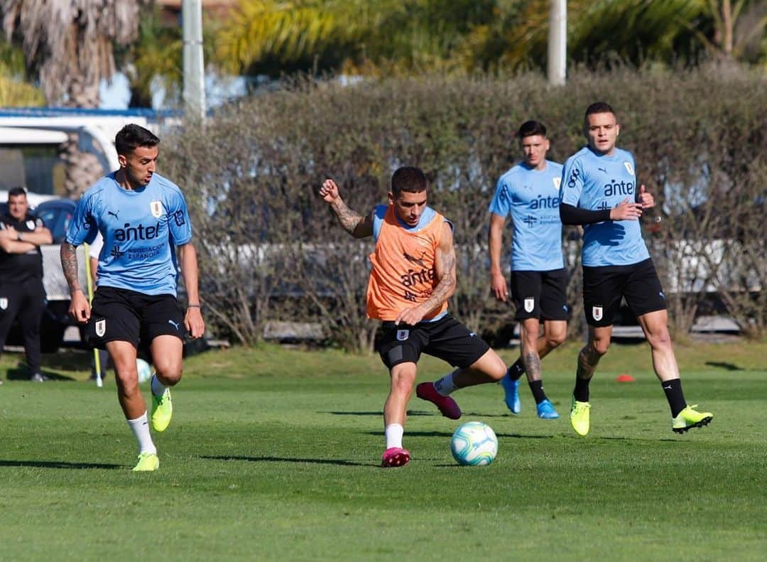 ルーカス・トレイラさんのインスタグラム写真 - (ルーカス・トレイラInstagram)「Entrenando y pensando en el partido del viernes vs Peru .  VamosLaCeleste🇺🇾💪🏻 #LT14」10月9日 7時00分 - ltorreira34