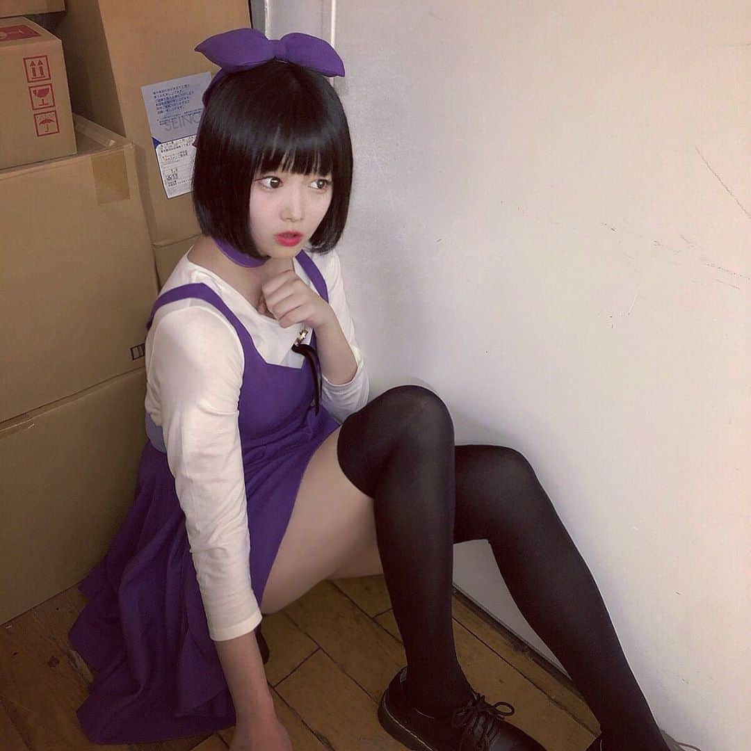 中川美優さんのインスタグラム写真 - (中川美優Instagram)「ゲゲゲの鬼太郎のエンディング主題歌を歌っているので猫娘になったよ」10月8日 22時55分 - nakagawamiyuu