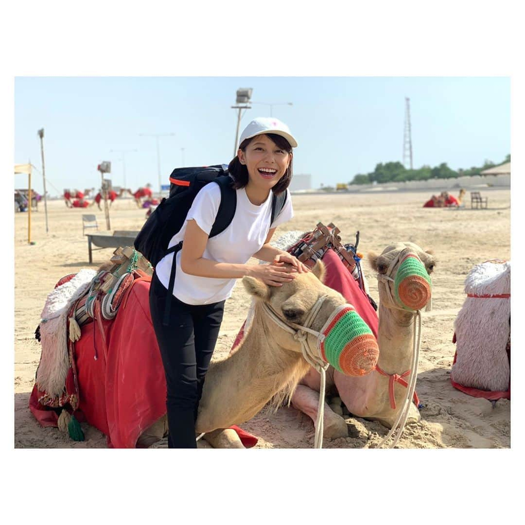 上村彩子さんのインスタグラム写真 - (上村彩子Instagram)「. . 🐪🐪🐪🇶🇦 ドーハの思い出いろいろパート② 大会が終わった次の日夜の便で帰国 だったので、自由行動タイム！ ドーハらしいところに いってきましたよ〜🐪☀️ . . #ドーハ#doha」10月8日 23時05分 - saekokamimura