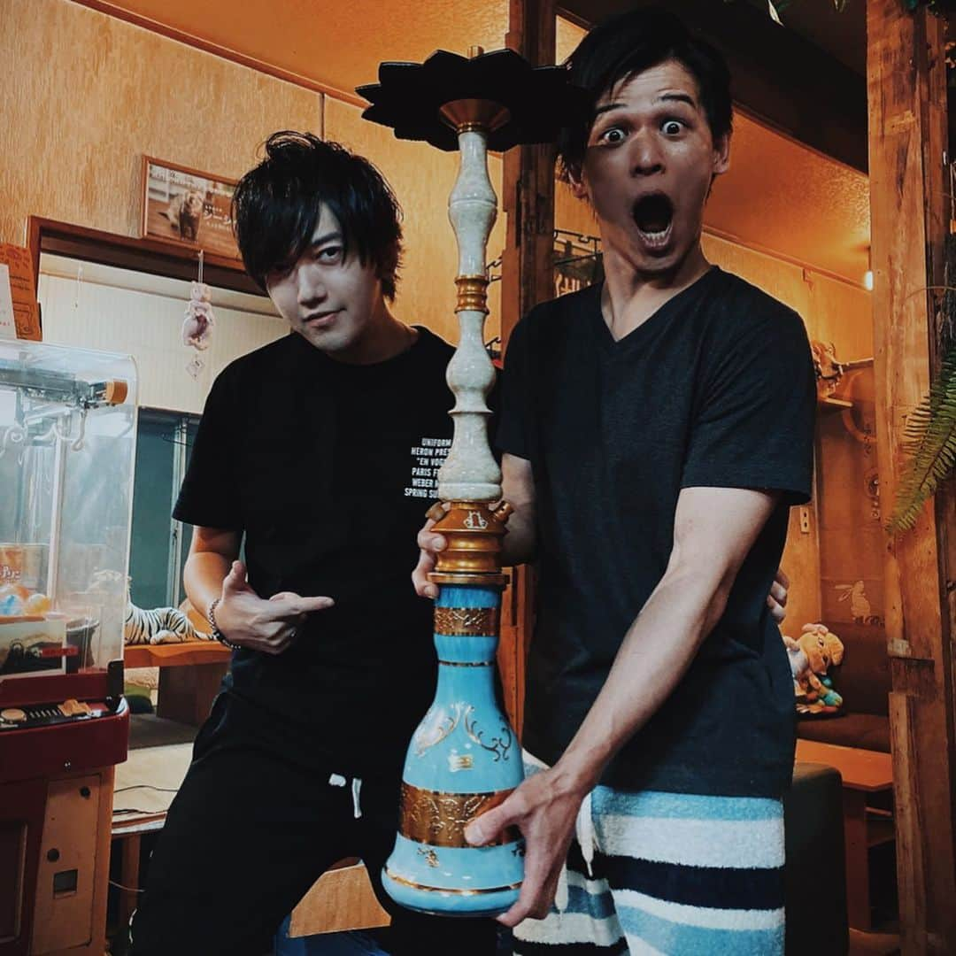 TeddyLoidさんのインスタグラム写真 - (TeddyLoidInstagram)「With Ryo & Special Shisha @vangvieng_hookah_shisha  @tokyoshisha」10月8日 23時38分 - teddyloidspace