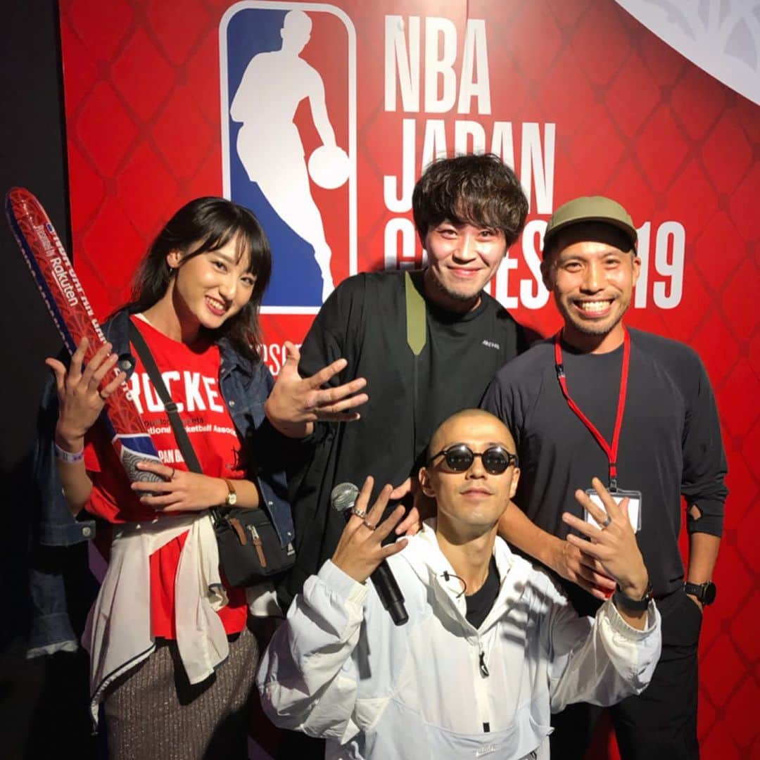 勝俣水稀さんのインスタグラム写真 - (勝俣水稀Instagram)「ㅤㅤㅤㅤㅤㅤㅤㅤㅤㅤㅤㅤㅤ ㅤㅤㅤㅤㅤㅤㅤㅤㅤㅤㅤㅤㅤ NBA JAPAN GAMES🏀 ㅤㅤㅤㅤㅤㅤㅤㅤㅤㅤㅤㅤㅤ MC @junniioka 最高でした🎤 試合も接戦で面白かった〜！ ㅤㅤㅤㅤㅤㅤㅤㅤㅤㅤㅤㅤㅤ #nike#nikebasketball #nbajapangames  #airforce1#rakuten」10月8日 23時38分 - km_zukky